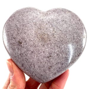 Lepidolite Heart, crystal heart, lepidolite crystal, lepidolite palm stone