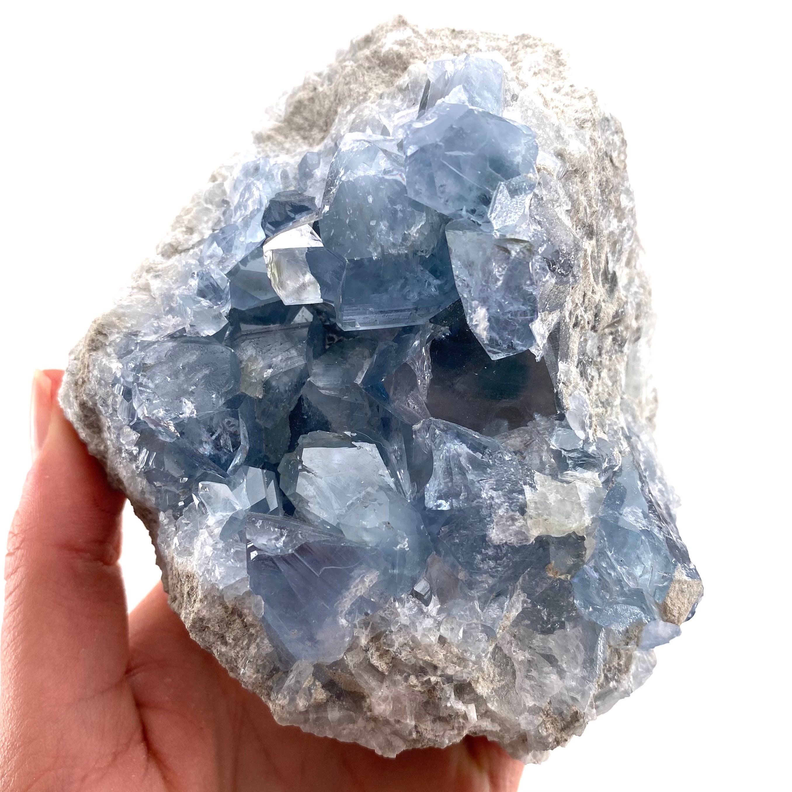 原石セレスタイト結晶クラスター｜マダガスカル産天然ジオード（1213g