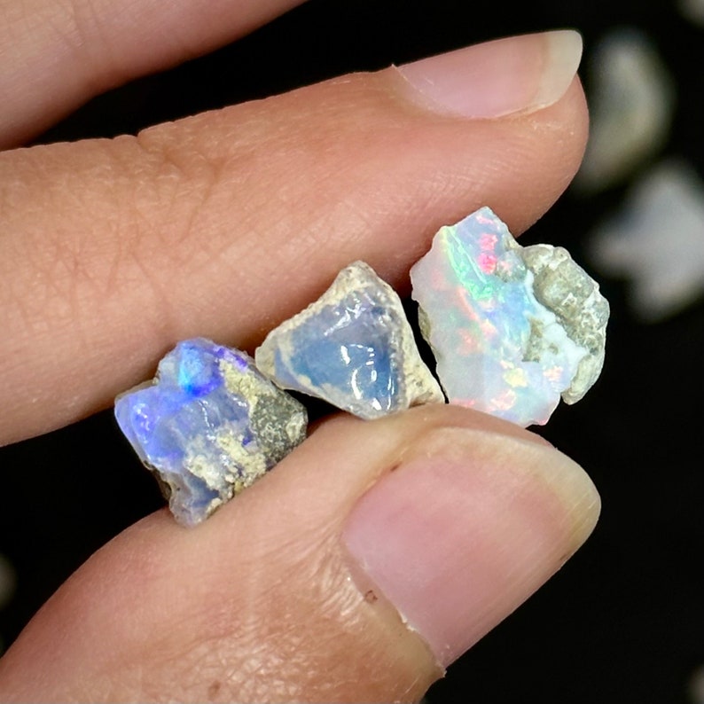 ONE Natural Opal Ethiopia raw opal, natural opal, rough opals, welo opal, Ethiopian opal image 9