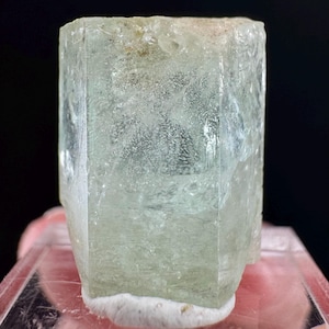 Beryl var. Aquamarine (Namibia) | natural aquamarine crystal, mineral specimen