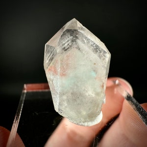 Rare! Ajoite & Copper Included Quartz (South Africa) | rare crystals, ajoite quartz, blue quartz, rare minerals, terminated ajoite quartz