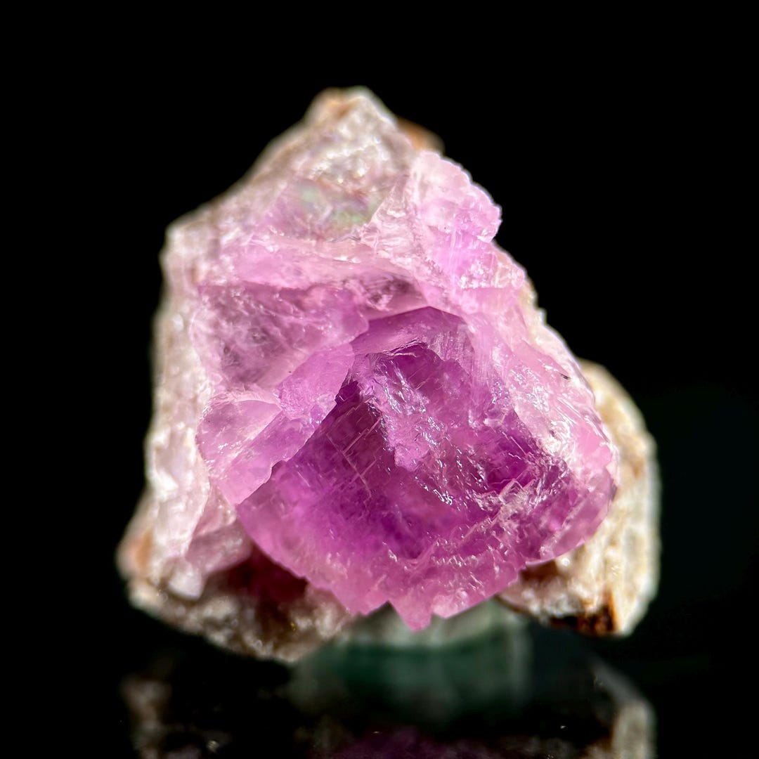 Pink Translucent Rocks Gem Cobaltoan Calcite | Translucent Pink Cobaltoan Crystal Cluster ...