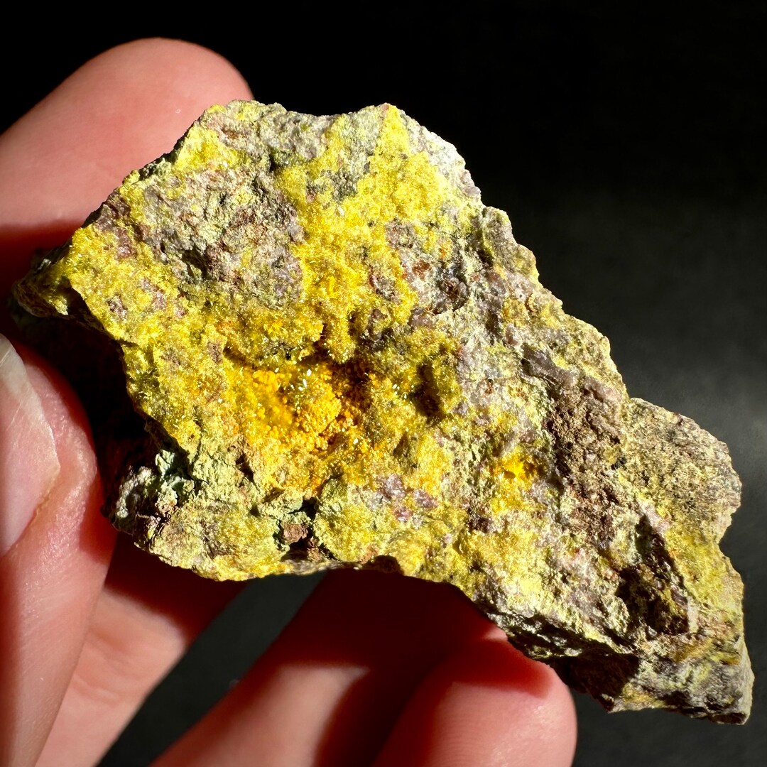 Kasolite With Studtite & Sklodowskite DR Congo Rare Crystals, Kasolite