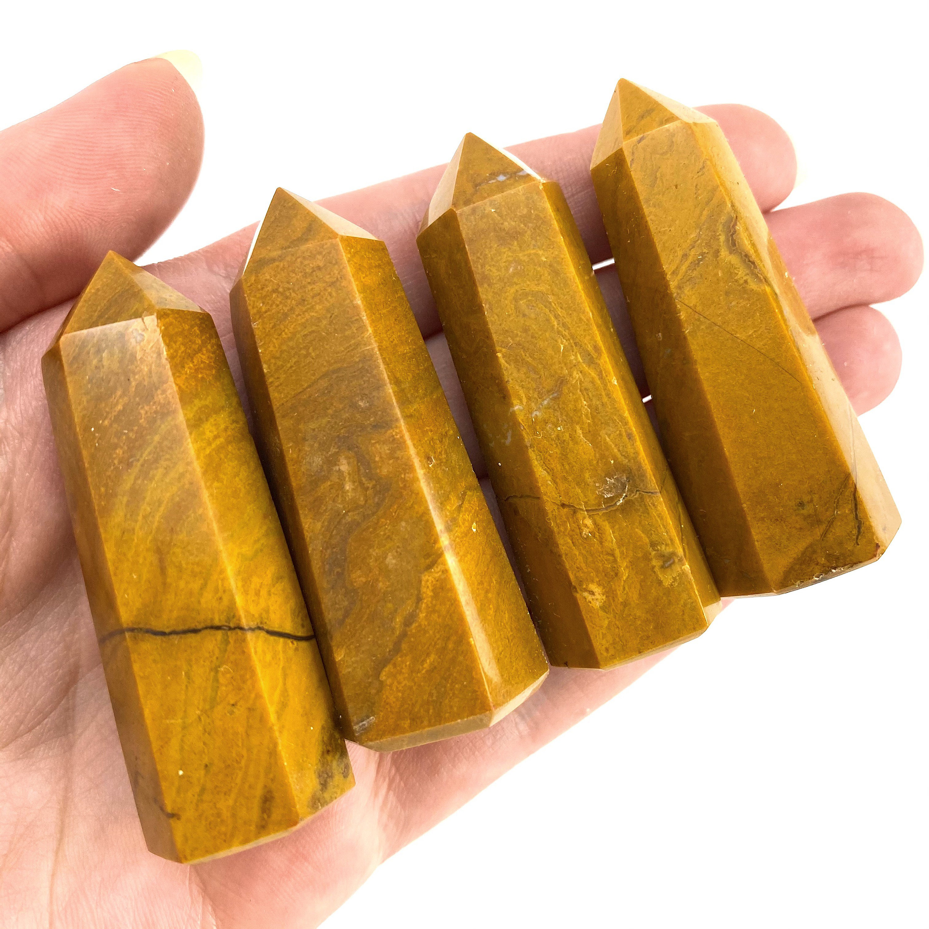 Yellow Jasper Point Yellow Jasper Tower Crystal Point Etsy Yellow Jasper Point Yellow Jasper Tower Crystal Point Etsy