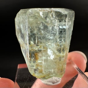 Beryl var. Aquamarine (Namibia) | terminated aquamarine, raw aquamarine, natural aquamarine crystal, aquamarine specimen