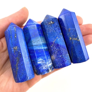 Lapis Lazuli Point, lapis lazuli tower, crystal point, lapis lazuli crystal