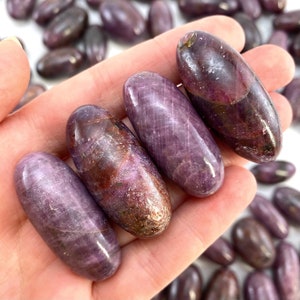 Genuine Ruby Polished Stone | ruby crystal, tumbled ruby, ruby lingam, July Birthstone, tumbled crystals, tumbled stones, crystal gift
