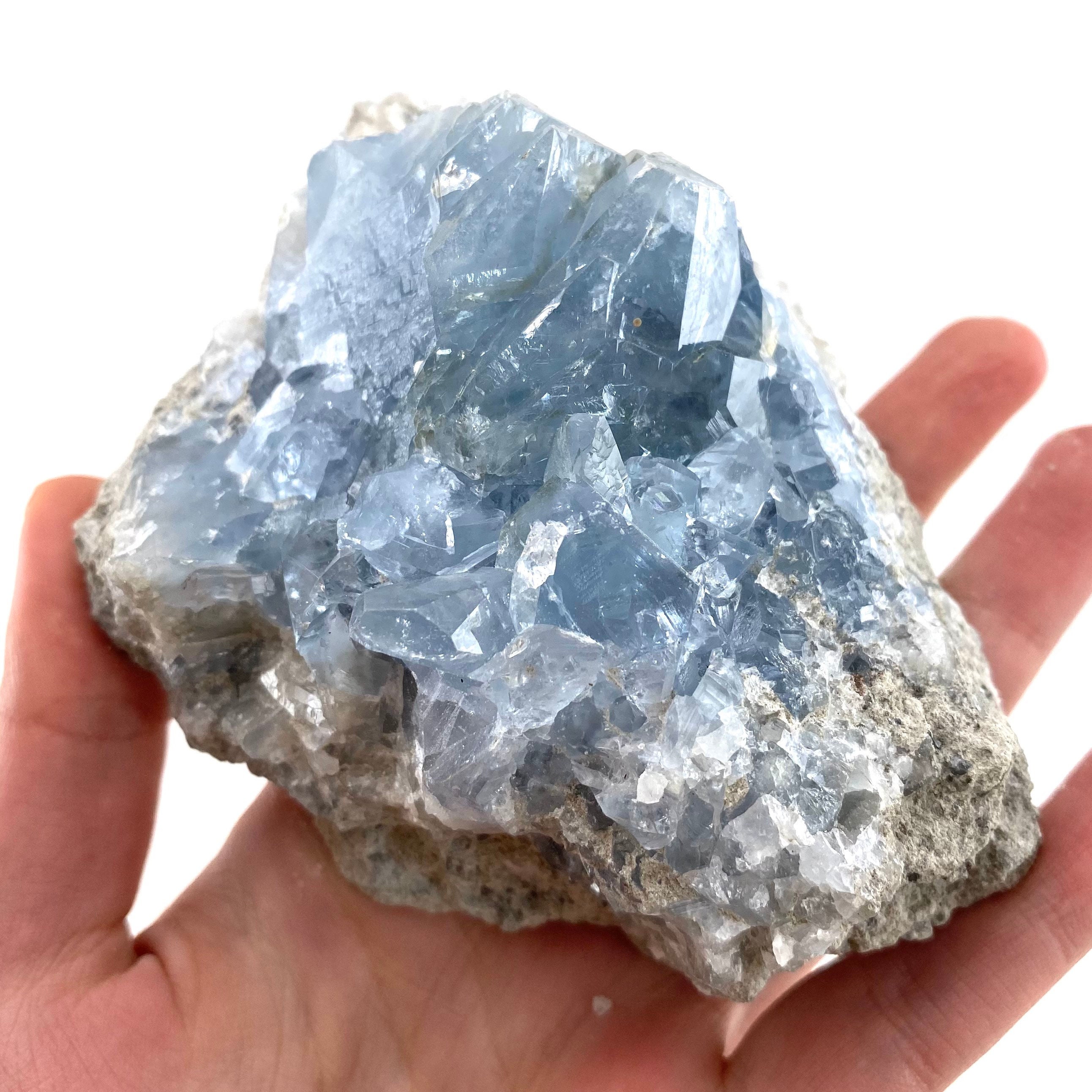 原石セレスタイト結晶クラスター｜マダガスカル産天然ジオード