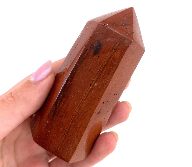 jasper Red jasper Red Jasper Point Red jasper tower crystal point Red crystal