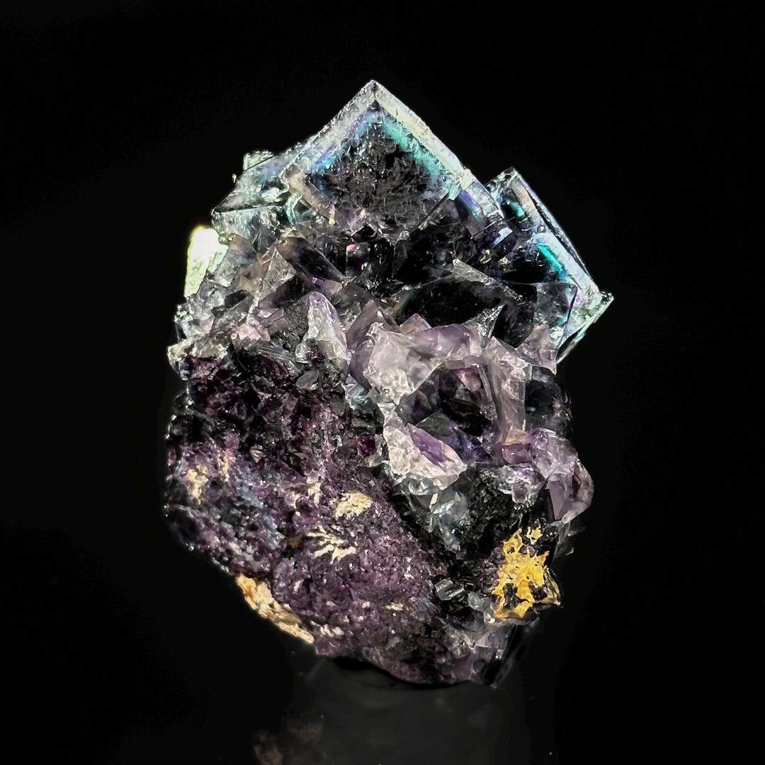 し*ま様 ナミビア産オコルスフローライト2個セット原石鉱物標本