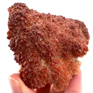 Madagascar Hematite Quartz Crystal Specimen | Red Mineral Inclusion