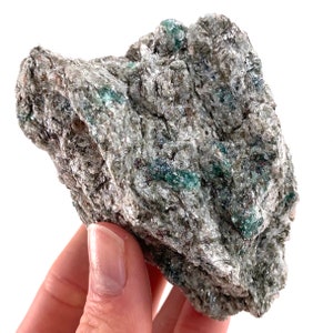 Natural Emerald in Mica Matrix (Zimbabwe) | natural emerald, green emerald, raw emerald, emerald crystal
