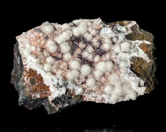 Weißer Wavellit (Arkansas, USA) | Kristallgruppe, Mineralprobe