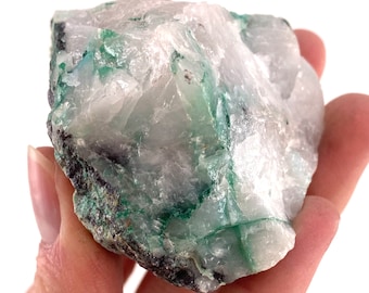 Ajoite in Quartz Specimen, raw ajoite, raw crystals, mineral specimen