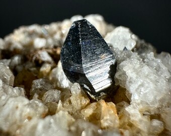 Anatase on Matrix (Pakistan), anatase crystal, terminated anatase, mineral specimen, rare gems