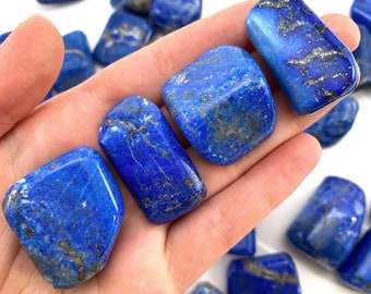 Tumbled Nice Blue Lapis Lazuli Stone 0.6 to 9 gram Small Size Pieces 0.25 KG Lot 
