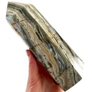 Ocean Jasper Point | Polished Crystal Display (1454g)