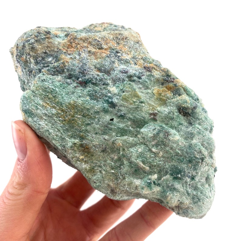 Blue Kyanite in Fuchsite Zimbabwe, raw blue kyanite, blue kyanite crystal, green fuchsite image 6
