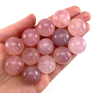 Rose Quartz Sphere | Polished Crystal Ball (Heart Chakra) image 1