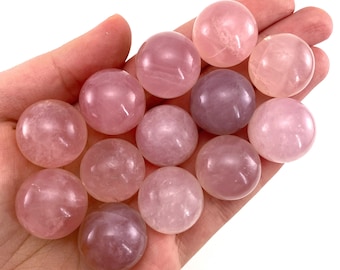 Rose Quartz Sphere | Polished Crystal Ball (Heart Chakra)