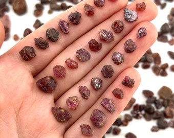 5 Grams of Rough Ruby (Madagascar) | natural ruby, red ruby, red corundum, ruby corundum, mineral specimen