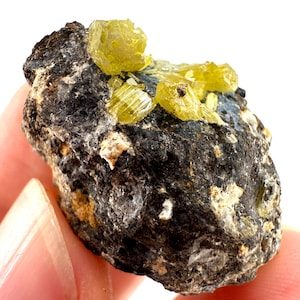 Mimetite Crystal Specimen | Yellow Mineral, Rare Crystal from Thailand