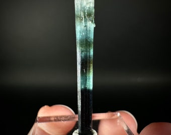 Indicolite Tourmaline (Pakistan) | blue tourmaline, natural tourmaline, green tourmaline, tourmaline crystal, bi color tourmaline