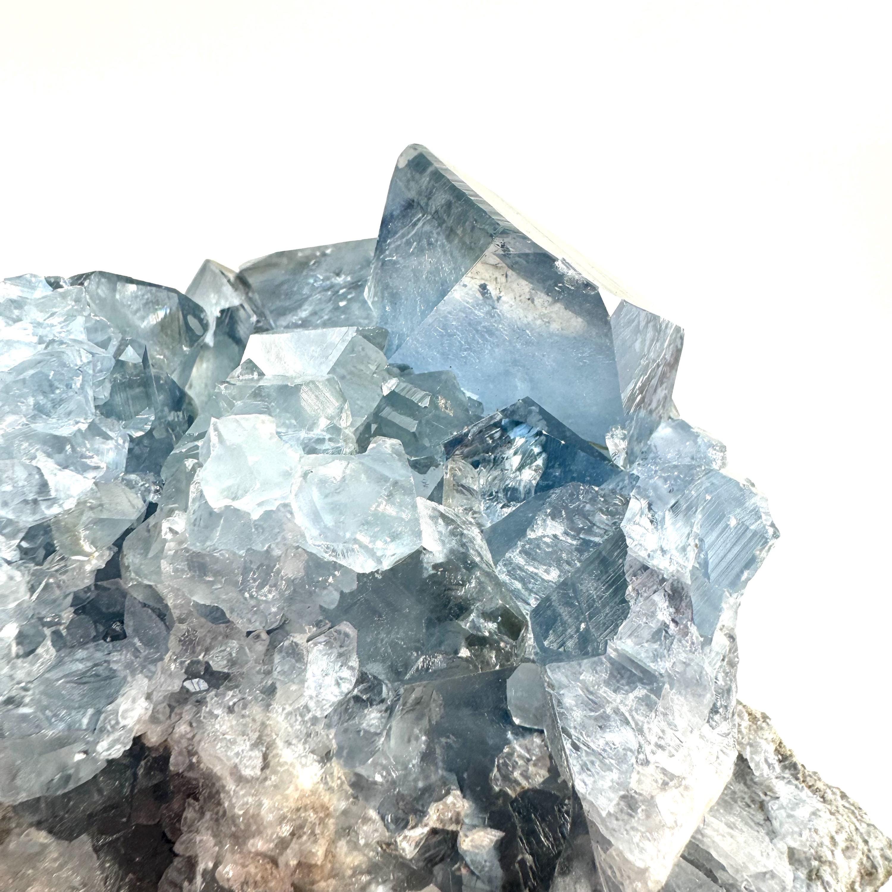 ジオード 高品質❣️特大サイズ✨ マダガスカル産 セレスタイト