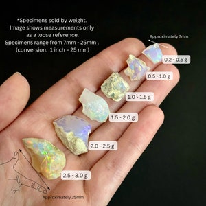 ONE Natural Opal Ethiopia raw opal, natural opal, rough opals, welo opal, Ethiopian opal image 2