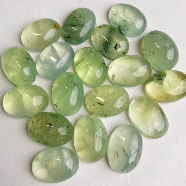 Prehnite Cabochon, 13x18mm, crystal cabochon, prehnite cab, gemstone cabochon, polished prehnite