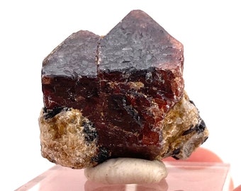 Raw Zircon Crystal (Malawi), UV reactive zircon, natural red brown zircon, raw zircon, zircon crystal, natural crystal