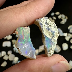 ONE Natural Opal Ethiopia raw opal, natural opal, rough opals, welo opal, Ethiopian opal image 7