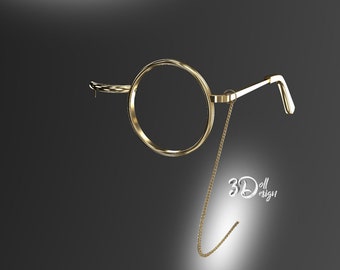 STL FILE - Cosplay Monocle - Istina Arknights