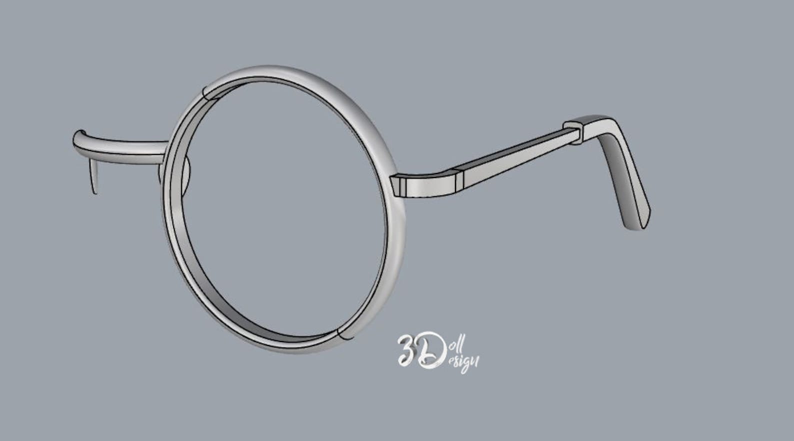 STL FILE Cosplay Monocle Istina Arknights Etsy