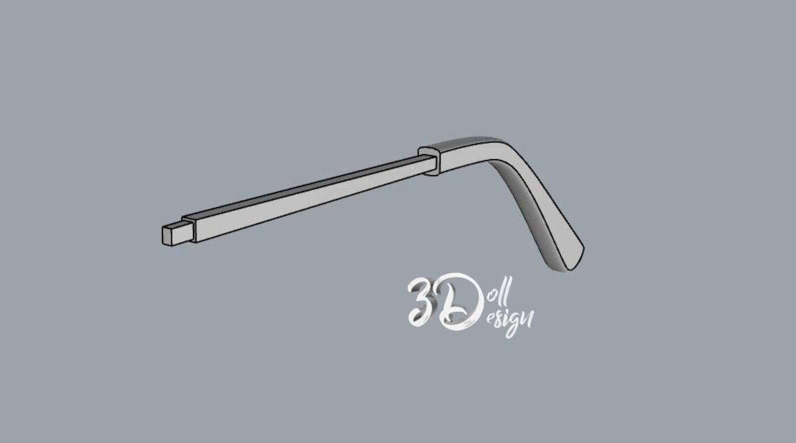 STL FILE Cosplay Monocle Istina Arknights Etsy