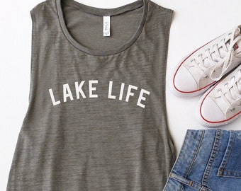 Lake Life Tank Top, Lake Life Shirt, Workout Tank, Summer Tank, Womens Tank, Beach Shirt, lake Shirt, Comfy Tank, Best Gifts For Her