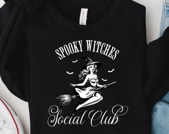 Halloween Hexe Shirt, gruselige Saison Shirt, Salem Massachusetts, Halloween Witchy Vibes, Vintage Halloween Sweatshirt, Herbst Halloween Hoodie