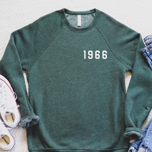 1966 Sweatshirt, 59. Geburtstagsgeschenke für Frauen, 1966 Geburtstagsgeschenk, 1966 Jahr Sweatshirt, Geburtstag Shirt, 1966 Shirt, Retro Geburtstag Shirt