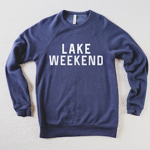 See Sweatshirts, Freizeitkleidung, Weekend Shirt, Junggesellinnenabschied, Geschenke für die beste Freundin, Leben am See, Seeliebhaber, Seetage, Strand Sweatshirt