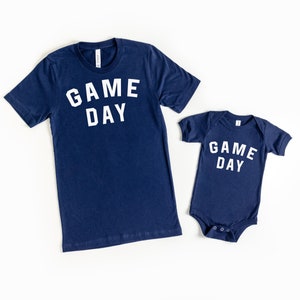 Dad and Baby Matching Shirts, Gifts For Him Birthday, Father Son Shirts, Game Day Football Shirts, Matching T-shirts, Gift for New Dad