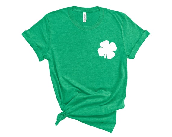 Plus Size St Patrick s Day Shirt Four Leaf Clover Shamrock Shirt