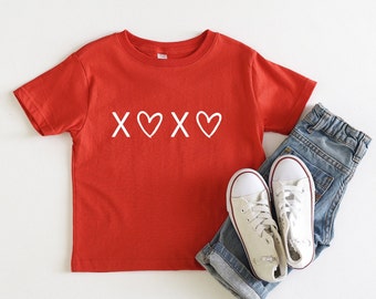 Valentinstag Shirt, Xoxo Shirt, Happy Valentines Day, passende Shirts, Valentines Hearts, Love Shirt, Heart Shirt, Valentines Gift
