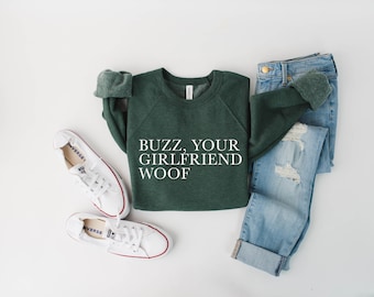 Buzz Your Girlfriend WOOF, Christmas Shirts, Kevin Mccallister, Funny Holiday Shirts, Family Christmas Pajamas, Movie, vintage 90s shirt