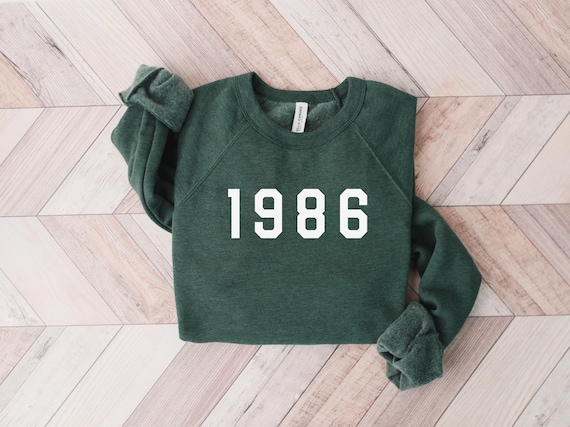1986 Sweatshirt, 40th birthday gifts for women, 40th birthday shirt, 1986 Shirt, 40th birthday gift, birthday gifts for her 40th, 1986
