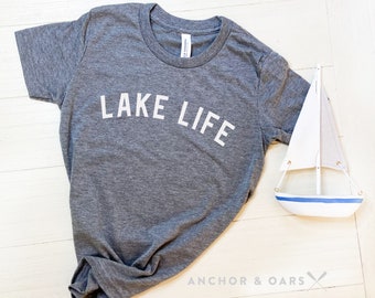 Lake Life Shirt, Summer Tee, Vacation Tee, Lake Shirt, Gift For Her, womens cute shirts, Summer shirts women, Women's Graphic Tee, Lake Life