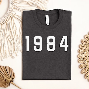 1984 Birthday Shirt, 40th Birthday Gift Shirt, Best Gifts For Her, 1984 Vintage Shirt, 1984 Vintage Tee, 1984 Tee, Womens Clothing