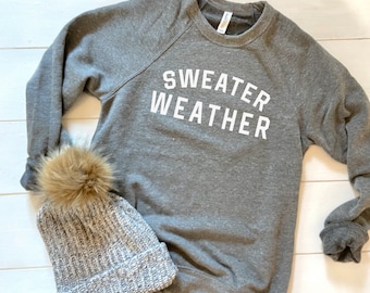 Felpa Weather Weather, regalo per lei, felpa accogliente da donna, regalo per gli amanti del caffè, camicia natalizia, felpa invernale, regalo di Natale