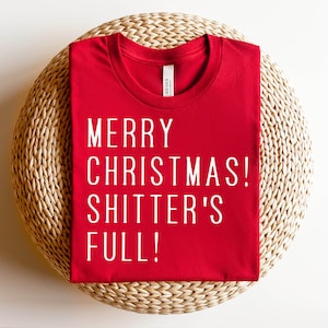 Shitters Full, National Lampoons Christmas Vacation Shirt, Cousin Eddie, Clark Griswold, Matching Christmas Pajamas, Ugly Christmas Sweater