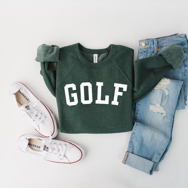 Moletom de golfe, presente para golfista, camisa de golfe feminina, suéter de golfe, vestuário de golfe, camisa de golfe para meninas, camisa de golfe, roupas femininas