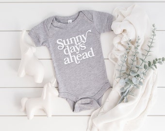 Sunny Days Ahead Baby Bodysuit •  Mommy and Me Matching Outfits • Baby Announcement • Rainbow Baby • Summer Days Kids Shirt